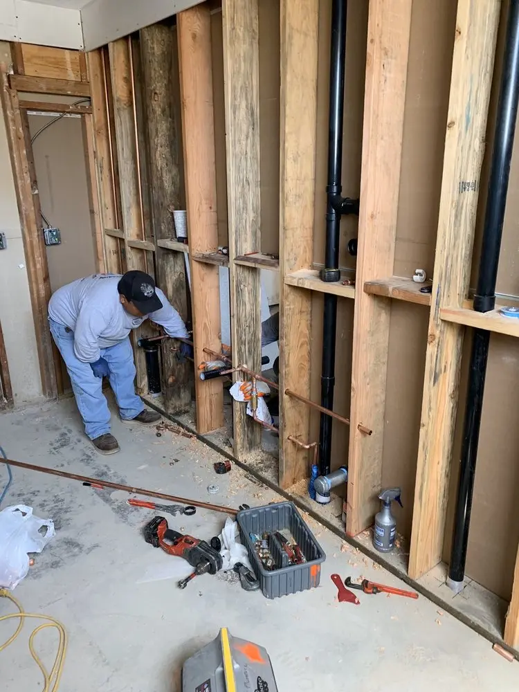 Commercial rough-in plumbing for Water Heater Replacement in Woodbury